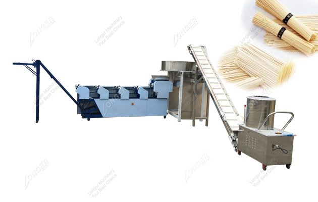 Fully automatic dry stick noodle production line