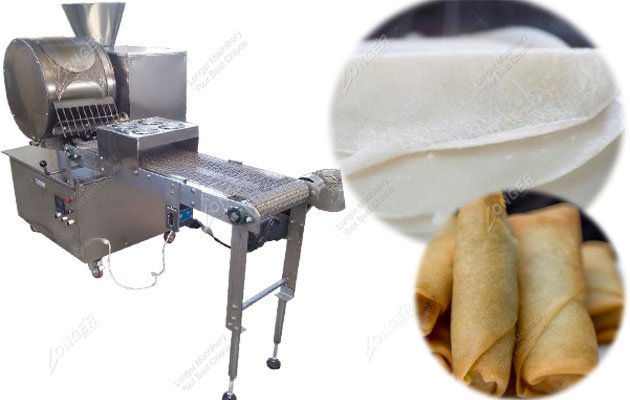Automatic Spring Roll Wrapper Machine
