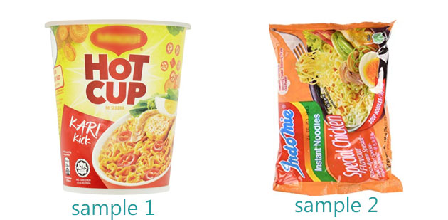 Instant Noodle Samples