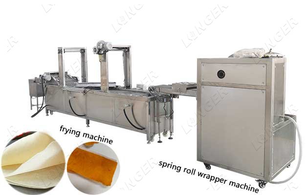 Frying Spring Roll Wrapper Machine