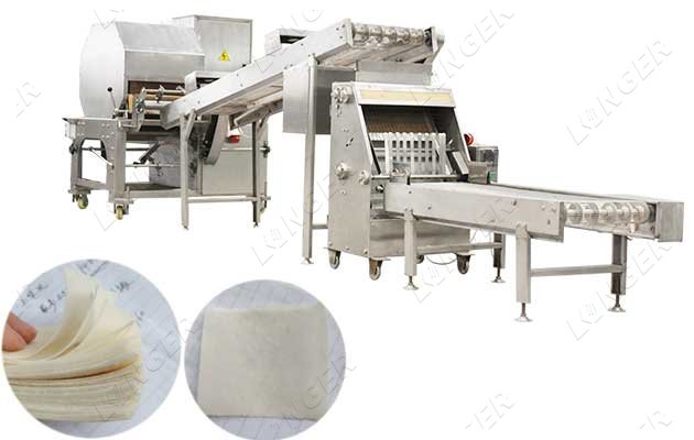 egg roll wrapper machine