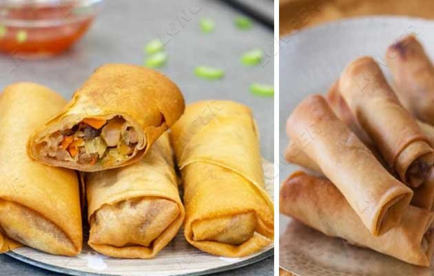 spring roll frying