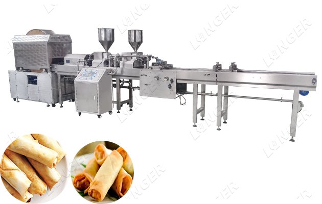 Spring roll production line